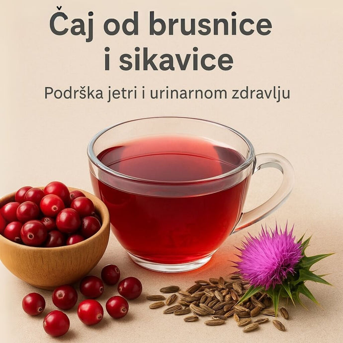 Čaj od brusnice i sikavice: Podrška jetri i urinarnom zdravlju