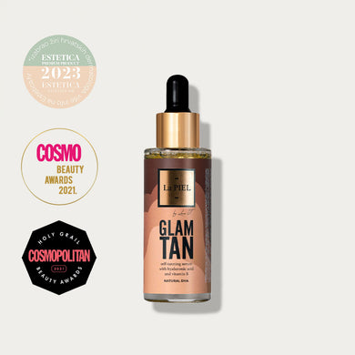 Glam Tan Hijaluronski Serum Za Samotamnjenje Lica Hijaluronska Kiselina Vitamin B5 Glicerin Prirodna Kozmetika Lana Jurcevic