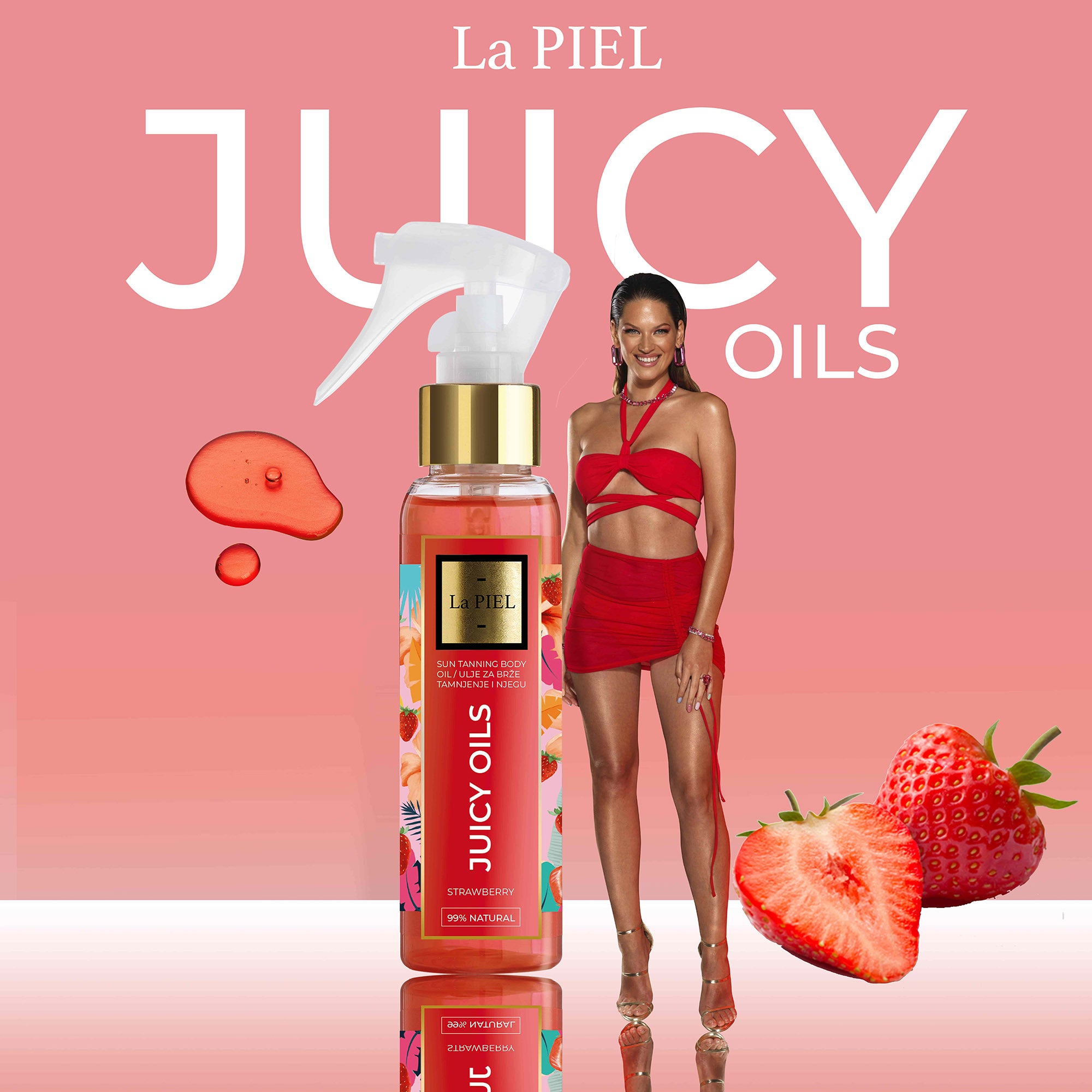 Juicy Oils Jagoda Ulje Za Brze Tamnjenje I Njegu Tijela Prirodno Ulje Lana Jurcevic