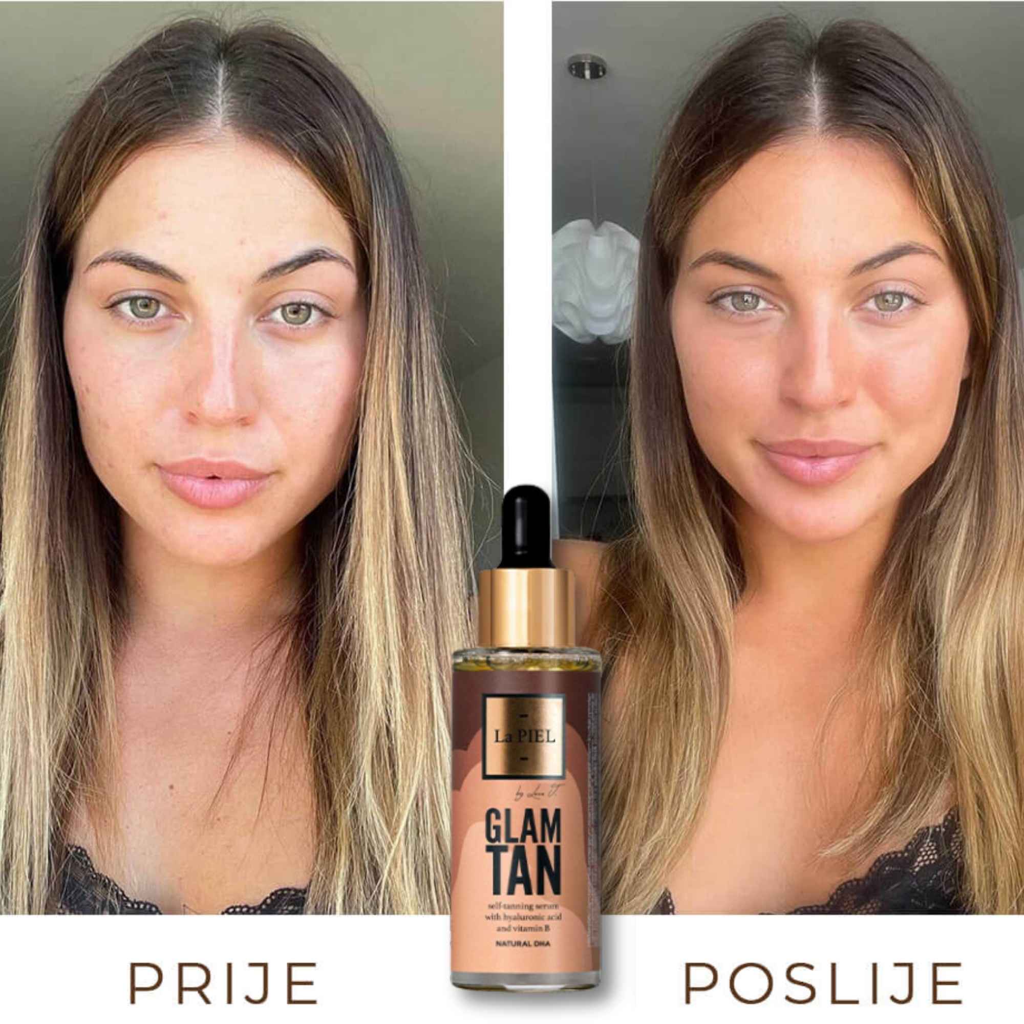 La Piel Glam Tan Hijaluronski Serum Za Samotamnjenje Rezultati Nakon Nanosenja